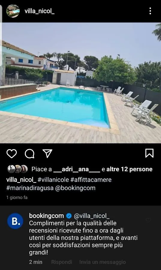 Guest house Villa Nicol Affittacamere Marina di Ragusa